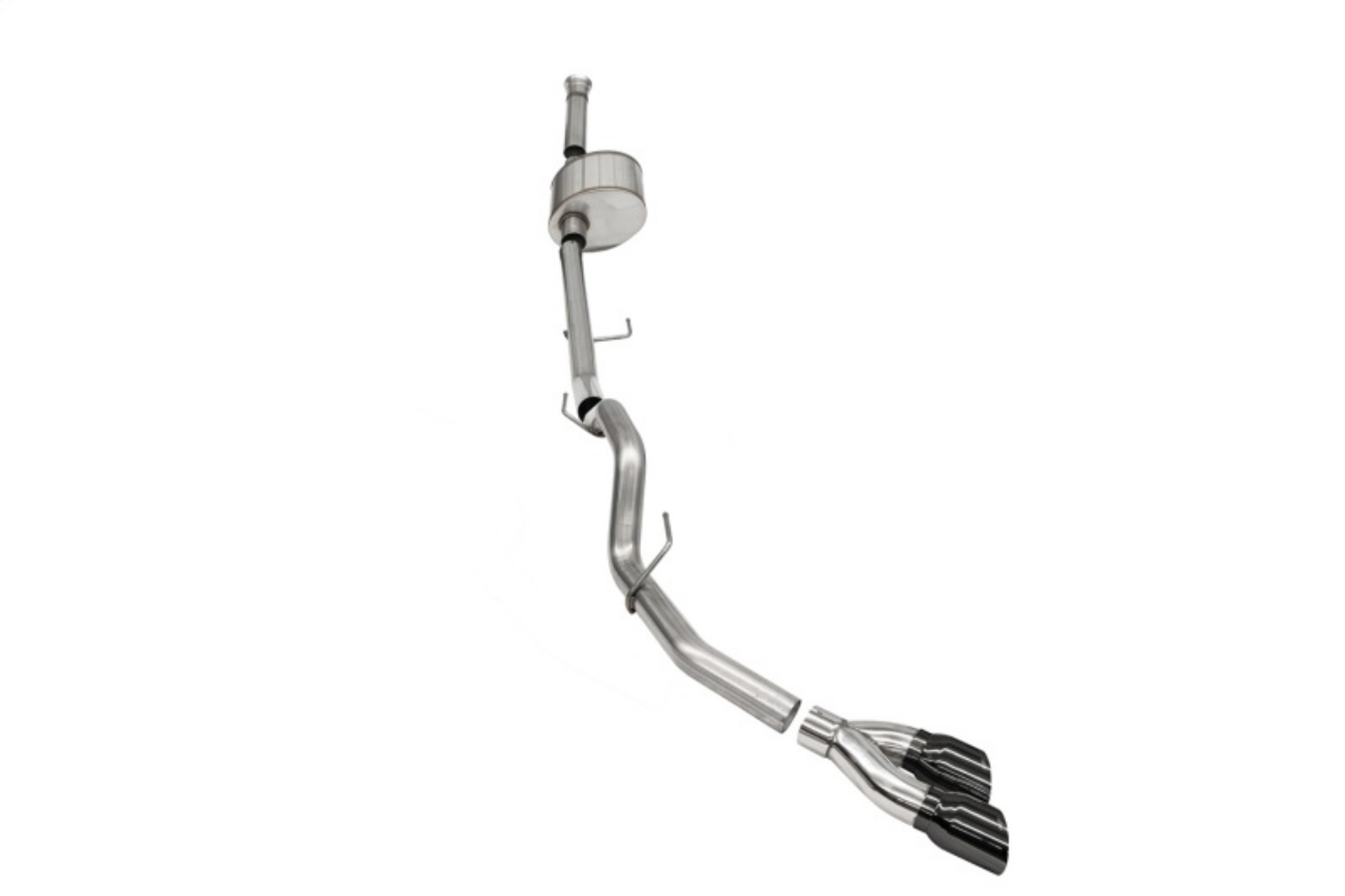 Picture of Corsa 2021-2025 Ford F-150 SuperCab-6-5in Bed 5-0L V8 Xtreme Cat-Back Single Side Exit-Black PVD