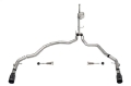 Picture of Corsa 2021-2025 Ford F-150 SuperCrew-6-5in Bed 5-0L V8 Xtreme Cat-Back Dual Rear Exit-Black PVD