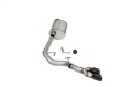 Picture of Corsa 2021-2025 Ford F-150 Regular Cab- 8in Bed 3-5L V6 Sport Cat-Back Front of Tire Exit-Black PVD