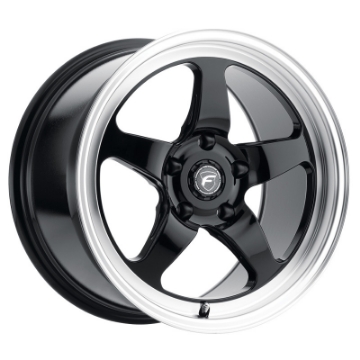 Picture of Forgestar D5 Drag 18x10 - 5x114-3 BP - ET42 - 7-1in BS Gloss Black Wheel
