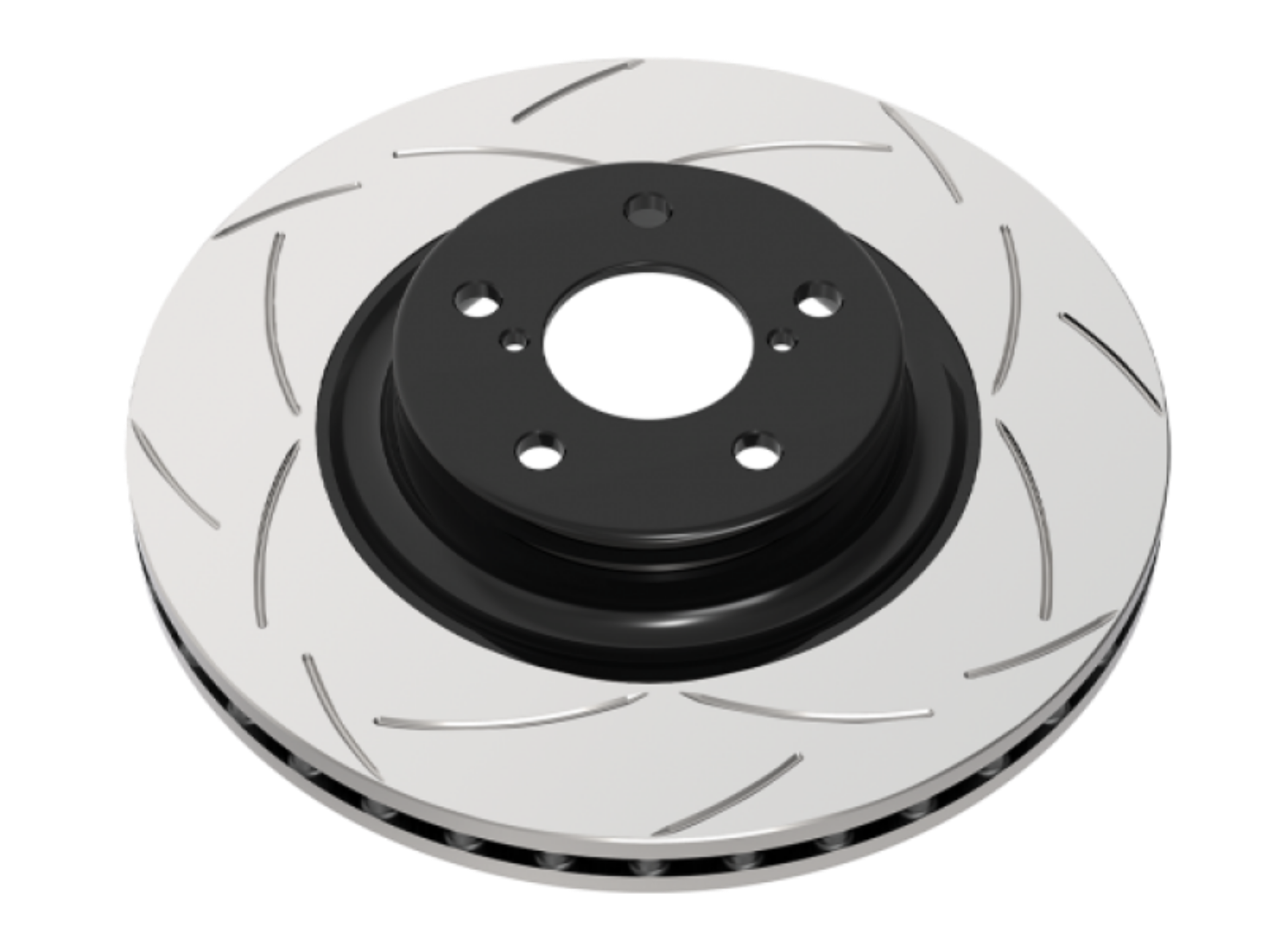Picture of DBA 08-15 Mitsubishi EVO X Street T2 Slotted Rear Brake Rotor
