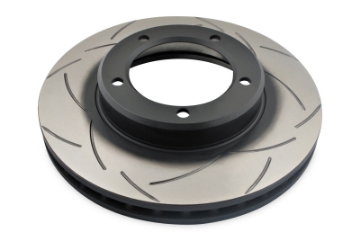 Picture of DBA 98-06 Toyota 70 Landcruiser Reverse Mount 4X4 Survival T2 Slotted Front Brake Rotor