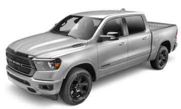 Picture of Bushwacker 20-22 Ram 1500 Excl- Rebel-TRX OE Style Flares 4pc - Billet Silver Metallic