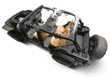 Picture of BedRug 18-23 Jeep JL 4 Door 4pc Rear Cargo Kit