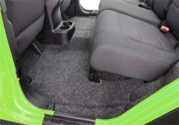 Picture of BedRug 18-23 Jeep JL 4 Door 6pc Rear Cargo Kit w- Gap Hider