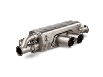 Picture of Akrapovic 2021-24 Porsche 911 GT3-GT3 RS 992 Slip-On Race Line Titanium w-Titanium Tips