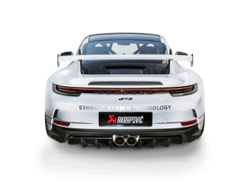 Picture of Akrapovic 2021-24 Porsche 911 GT3-GT3 RS 992 Slip-On Race Line Titanium w-Titanium Tips