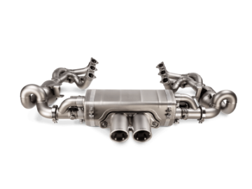 Picture of Akrapovic 2021-24 Porsche 911 GT3-GT3 RS 992 Slip-On Race Line Titanium w-Titanium Tips