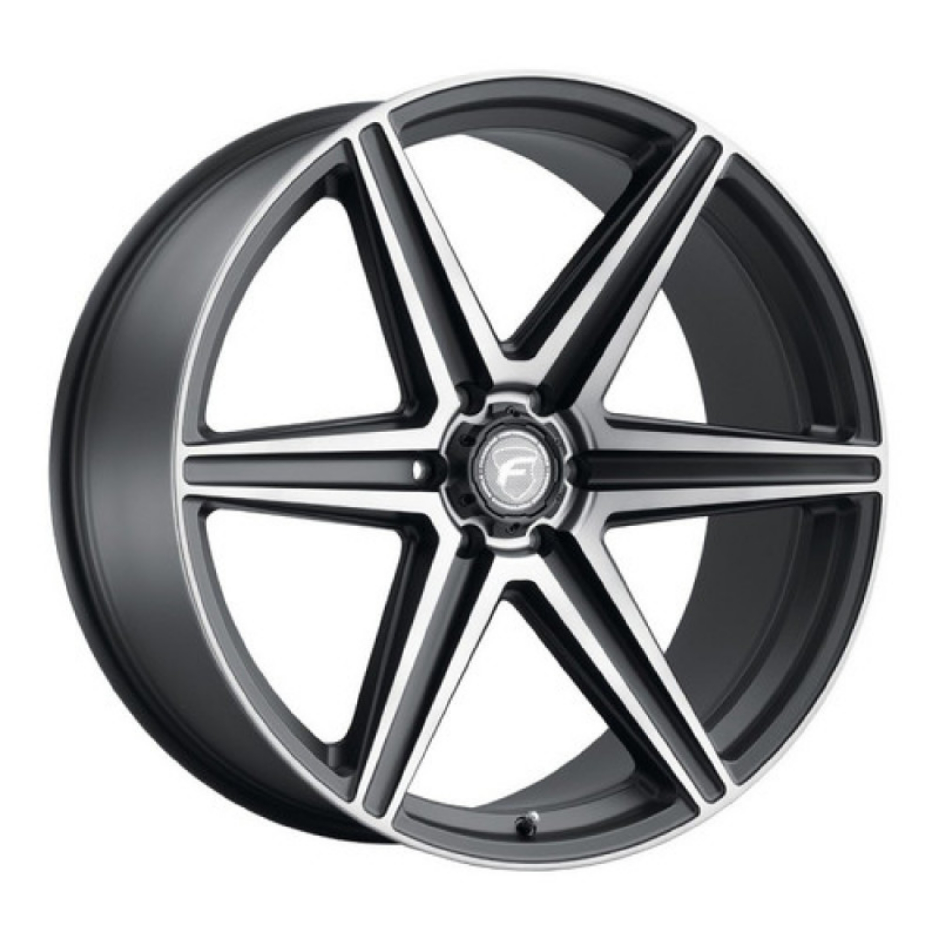 Picture of Forgestar X6 24x10 - 6x139-7 BP - ET25 - 6-5in BS Satin Black Wheel