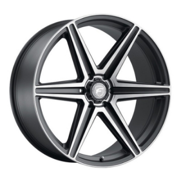 Picture of Forgestar X6 24x10 - 6x135 BP - ET25 - 6-5in BS Satin Black Wheel