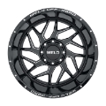 Picture of Weld Off-Road W117 22X12 Fulcrum 5X127 5X139-7 ET-44 BS4-75 Gloss Black MIL 87-1