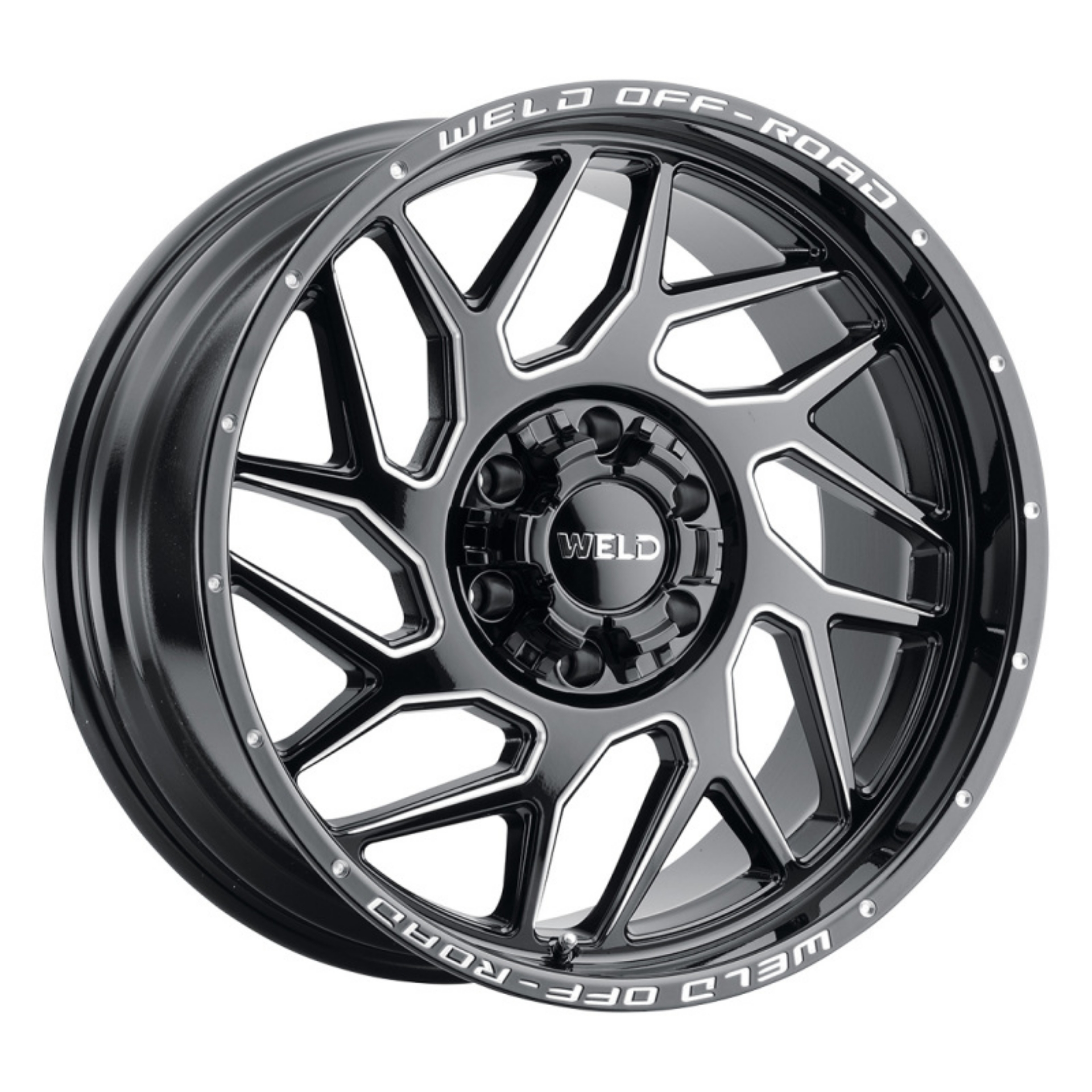 Picture of Weld Off-Road W117 20X10 Fulcrum 8X165-1 ET13 BS6-00 Gloss Black MIL 125-1
