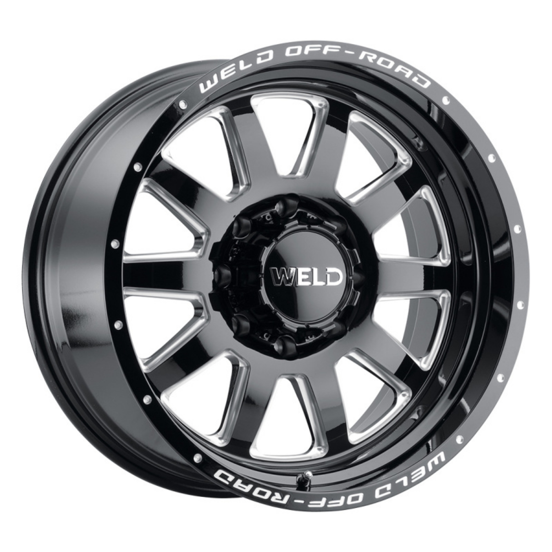 Picture of Weld Off-Road W102 20X10 Stealth 8X180 ET-18 BS4-75 Gloss Black MIL 124-3