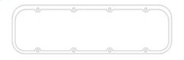 Picture of Cometic Chevrolet Gen-1 Small Block V8 -094in Fiber Valve Cover Gasket Splayed Valve Head