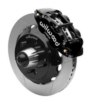 Picture of Wilwood Superlite 6R Front Brake Kit for 63-87 Chevy C10 Prospindle 13-06 in Diameter Black Calipers