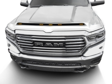 Picture of AVS 19-22 RAM 1500 Excl- Sport Hood Aeroskin Lightshield Color Match Hood Protector - Ivory Pearl