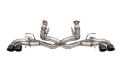 Picture of Corsa 2020-2025 Corvette C8 3in Valved Cat-Back 4-5in Blk Quad Tips - Fits Factory NPP Exhaust w-AFM