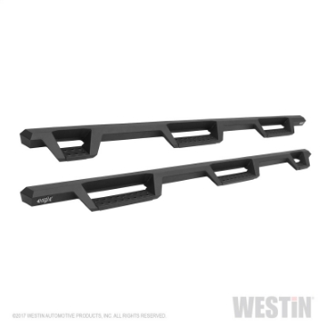 Picture of Westin 10-18 Dodge Ram Crew Cab 5ft & 6ft Bed HDX Drop Wheel-To-Wheel Nerf Step Bars - Text- Blk