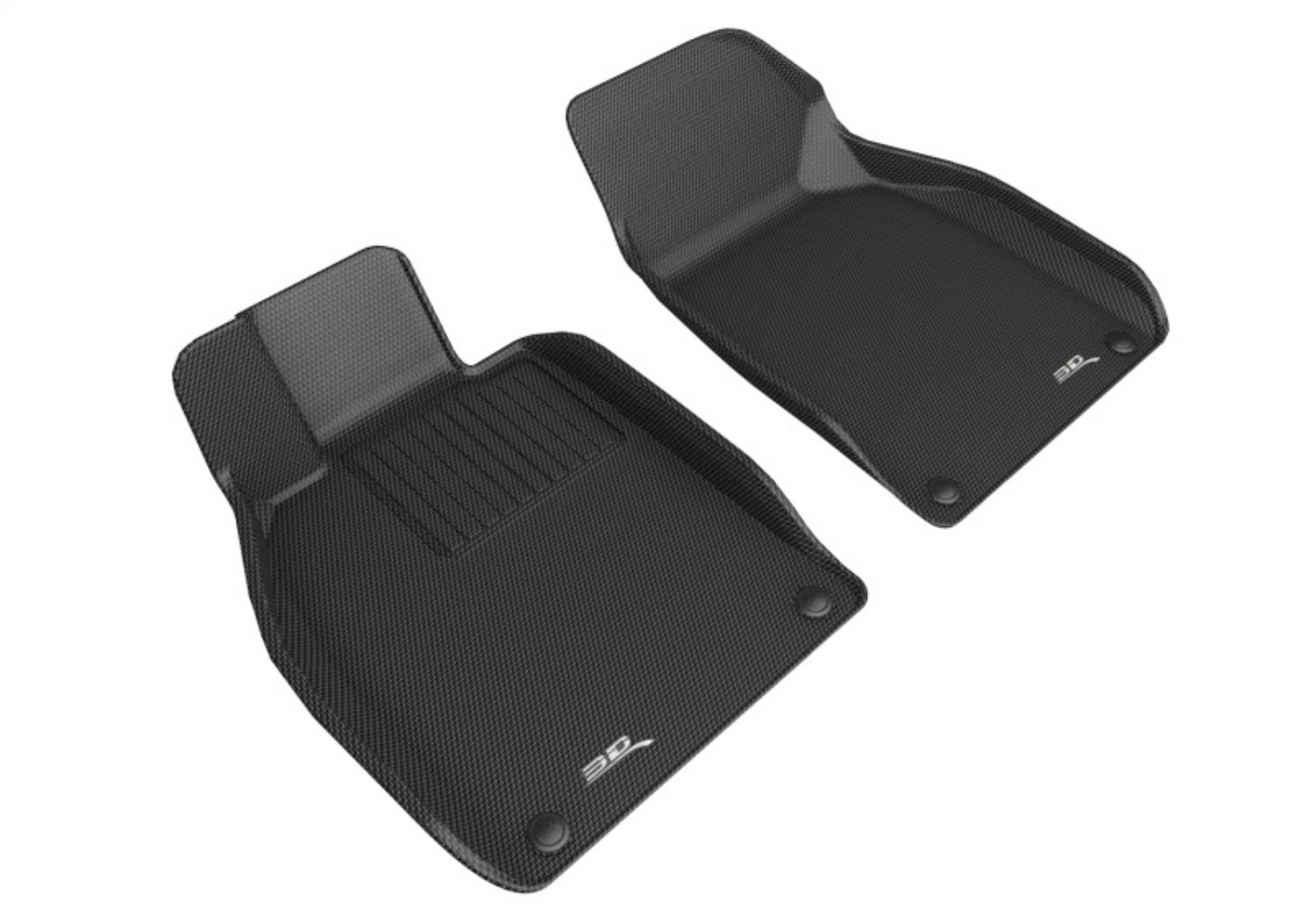 Picture of 3D MAXpider Custom Fit KAGU Floor Mat BLACK Compatible for PORSCHE BOXSTER-CAYMAN-718 2013-2023 -