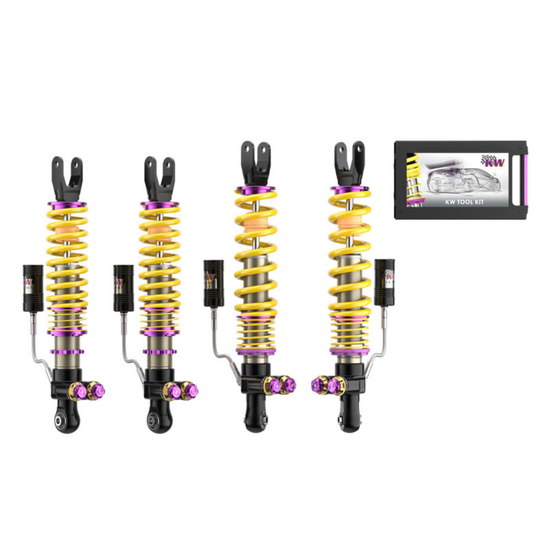 KW Suspension Coilover Kit | 2015-2021 Lamborghini Huracan (30911008/9)