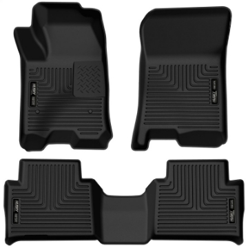 Picture of Husky Liners 2023 Chevrolet Colorado-GMC Canyon CC X-Act Contour Front & 2nd Seat Floor Liners