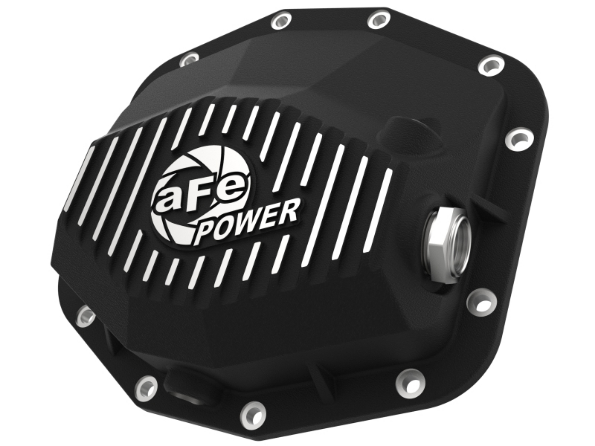 Picture of aFe POWER 21-22 Ram 1500 TRX Hemi V8 6-2L sc PRO Series Rear Differential Cover Black w- Machined