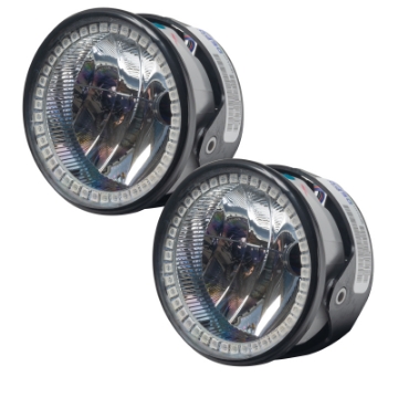 Picture of Oracle Lighting 03-04 Lincoln Navigator Pre-Assembled LED Halo Fog Lights -Red