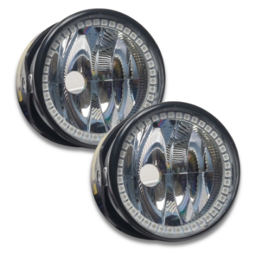 Picture of Oracle Lighting 03-04 Lincoln Navigator Pre-Assembled LED Halo Fog Lights -Green