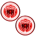 Picture of Oracle Lighting 07-13 Toyota Tundra Pre-Assembled LED Halo Fog Lights -Red