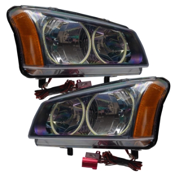 Picture of Oracle Lighting 03-06 Chevrolet Silverado Pre-Assembled LED Halo Headlights -Blue
