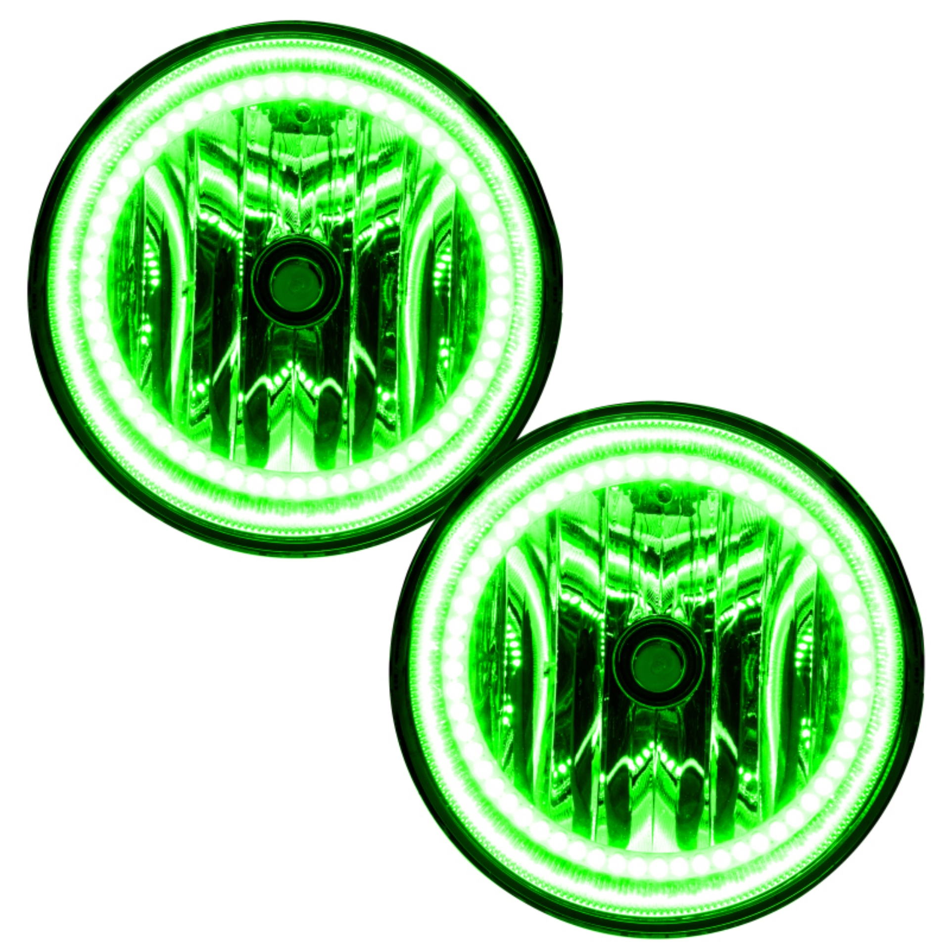 Picture of Oracle Lighting 08-11 Ford Ranger Pre-Assembled LED Halo Fog Lights -Green