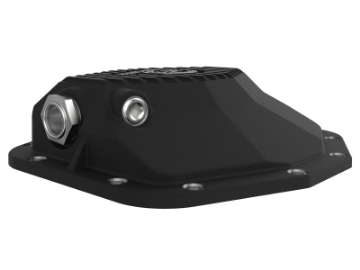 Picture of aFe POWER 21-22 Ram1500 TRX Hemi V8 6-2L PRO Series Rear Diff Cover Black w-Machined Fins & Gear Oil
