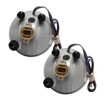 Picture of Oracle Lighting 14-15 GMC Sierra 1500 Pre-Assembled LED Halo Fog Lights -Red