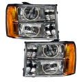 Picture of Oracle Lighting 07-13 GMC Sierra Pre-Assembled LED Halo Headlights - Blue