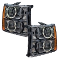 Picture of Oracle Lighting 07-13 GMC Sierra Pre-Assembled LED Halo Headlights - Blue
