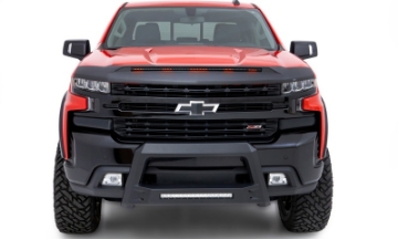 Picture of AVS 22-23 Chevrolet Silverado 1500 Excl- ZR2-LT TB Low Profile Aeroskin Lightshield Pro - Black