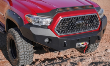 Picture of AVS 16-22 Toyota Tacoma Low Profile Aeroskin LightShield Pro - Black