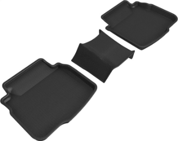 Picture of 3D MAXpider Custom Fit Kagu Floor Mat For 20-22 Subaru Legacy - Outback - 2nd Row Black