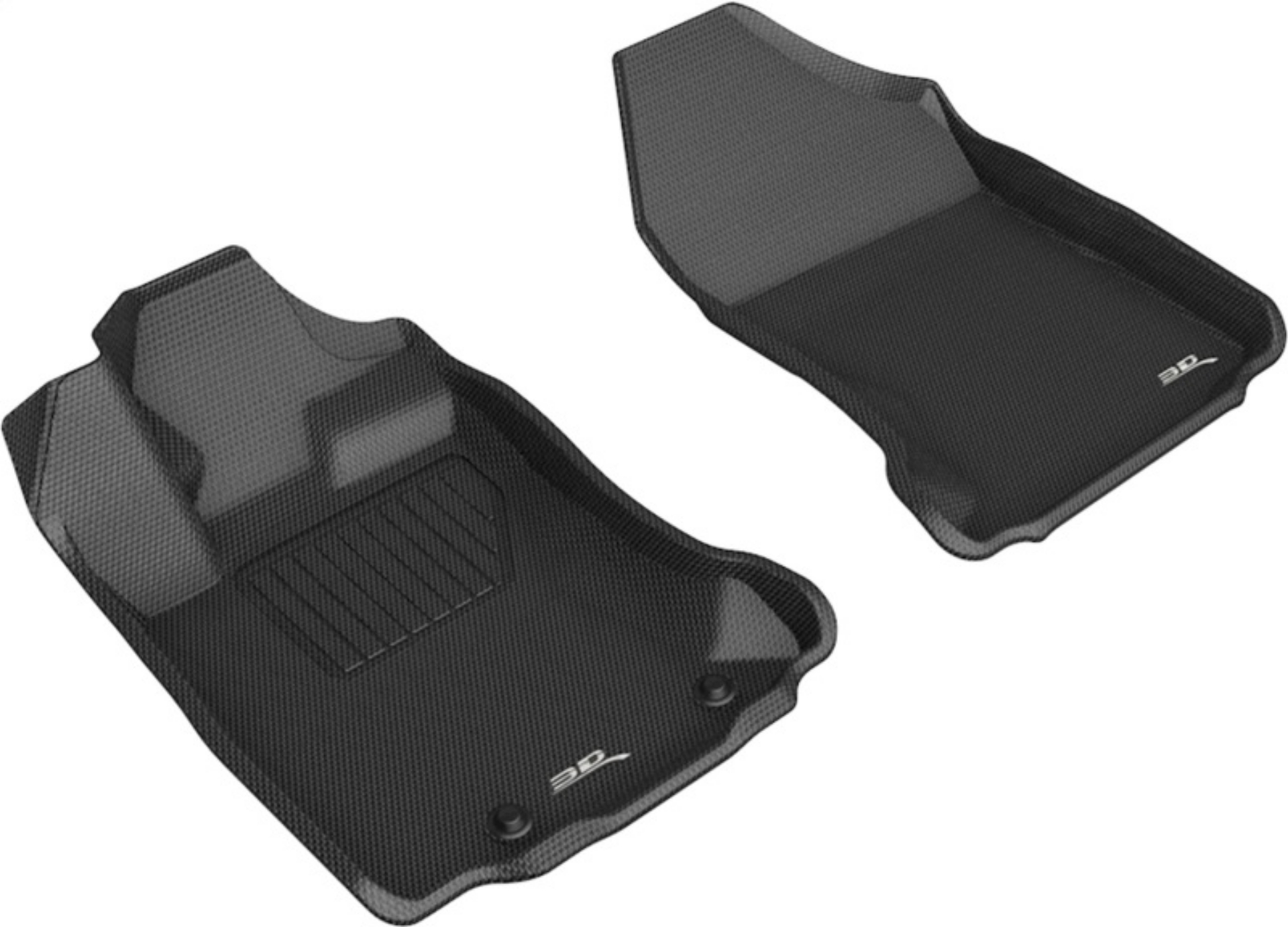 Picture of 3D MAXpider 20-21 Subaru Legacy-Outback Kagu 1st Row Floormat - Black