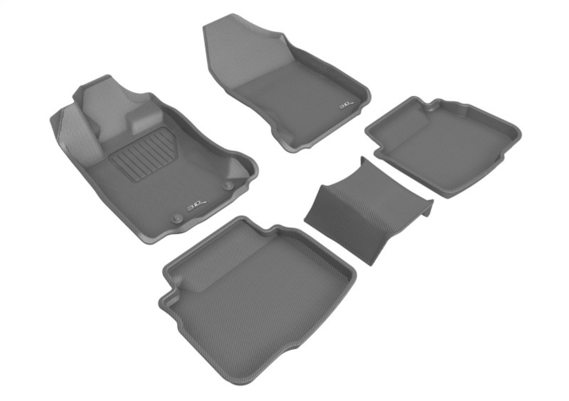 Picture of 3D MAXpider 20-21 Subaru Legacy-Outback Kagu 1st Row Floormat - Gray