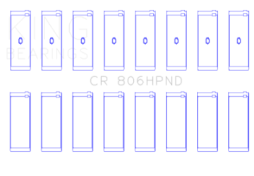 Picture of King Engine Bearings Chrysler 361ci-383ci Size -001 Performance Rod Bearing Set