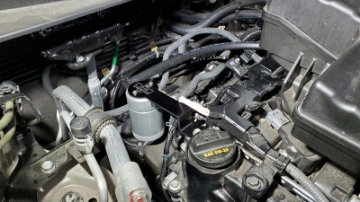 Picture of J&L 17-24 Honda CRV 1-5L Turbo Passenger Side Oil Separator 3-0 - Clear Anodized