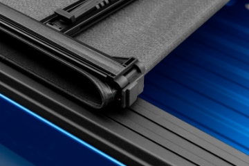 Picture of Lund 2022 Toyota Tundra 6-7ft Bed Genesis Elite Tri-Fold Tonneau Twill - Black