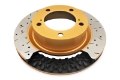 Picture of DBA 14-22 Dodge Charger R-T Rear 4000 Series Drilled & Slotted Rotor w-Black Hat