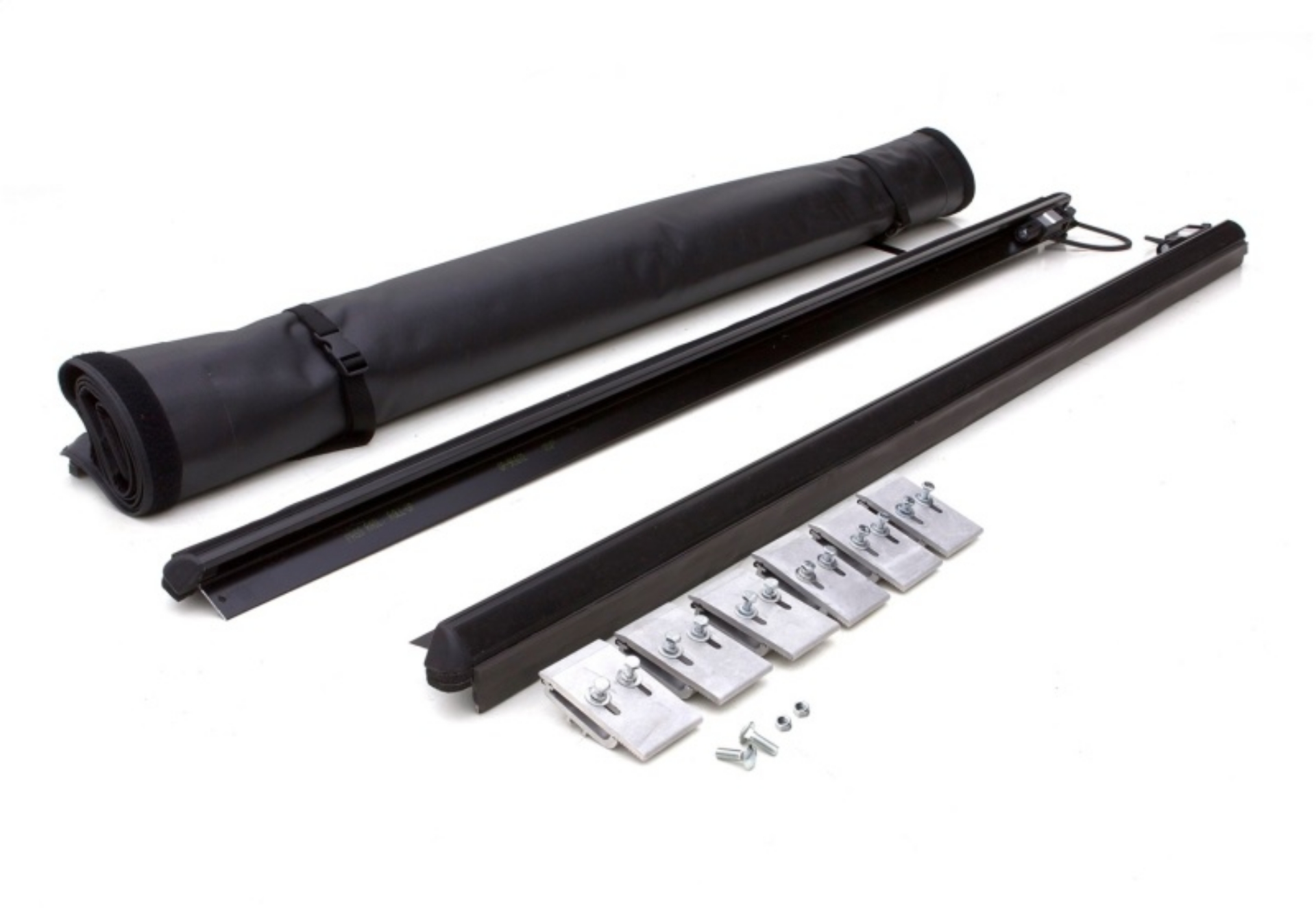 Picture of Lund 22 Toyota Tundra 6-7ft Bed Genesis Elite Roll Up Tonneau Vinyl Incl- Utility Track Adpter Blk
