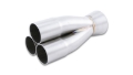 Picture of Vibrant 1-625in Inlet Slipover ID 2-5in Outlet OD 3-1 SS Merge Collector
