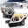 Picture of ANZO 11-15 Ford Explorer Projector Headlights w- Light Bar Chrome Housing w- Amber light
