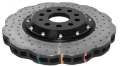 Picture of DBA 15-21 Audi S3 Front 5000 Series Drilled Rotor w-Black Hat