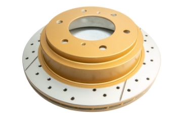 Picture of DBA 00-06 Mitsubishi Montero Rear Street Series Drilled & Slotted Rotor