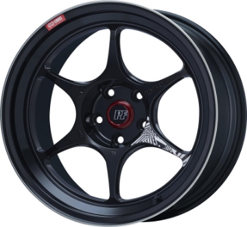 Picture of Enkei PF06 18x10in 5x120 BP 25mm Offset 72-5mm Bore Black Machined Wheel